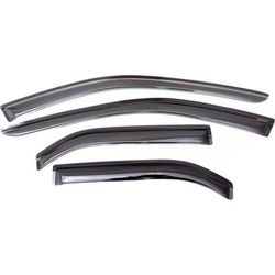 Ventshade Window Visor Acrylic Smoke External Tape Mount Type Original Ventvisor Series, Front & Rear, Lifetime limited warranty 94822