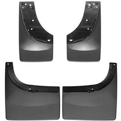 Weathertech Mud Flaps Plastic Black DigitalFit Series, Front & Rear, Driver Passenger Side, Lifetime limited warranty 110005-120027
