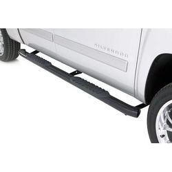 Lund Nerf Bars Steel Powdercoated Black 5 in. Oval Curved Series, Lifetime limited warranty with 3-year on finish 23873007