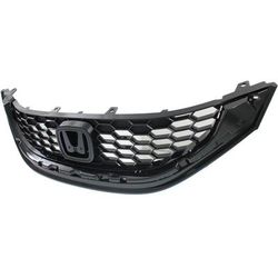 Replacement Grille Assembly Plastic Black Grille, 1-year unlimited-mileage warranty REPH070169