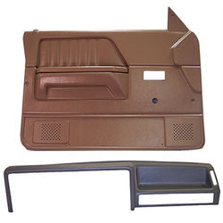 Coverlay Interior Restoration Kit ABS Plastic Black Dash Cap, Door Panel, Lifetime limited warranty 22-155CF-BLK