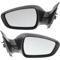 Kool Vue Mirror Textured Black, Driver & Passenger Side, 1-year limited warranty SET-HY61ER