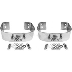 RT Off-Road Bumper Guard Stainless Steel Polished, Rear, 1 year or 12,000-mile limited warranty RT20020