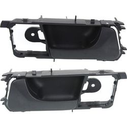 Replacement Interior Door Handle Textured Black, Front, Driver & Passenger Side, 1-year unlimited-mileage warranty SET-REPS462335