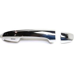Replacement Exterior Door Handle Chrome, Front, Passenger Side, 1-year unlimited-mileage warranty REPTYA462189