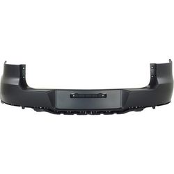 Replacement Bumper Cover Primed, Rear, Upper, 1-year unlimited-mileage warranty REPV760126P