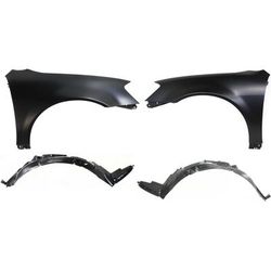 Replacement Fender Steel Primed, Front, Driver & Passenger Side, 1-year unlimited-mileage warranty KIT-82515-40