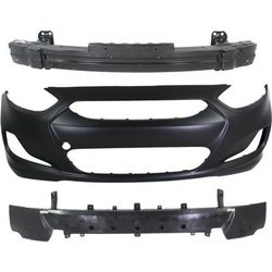Replacement Bumper Cover Primed, Front, 1-year unlimited-mileage warranty KIT-11316-05