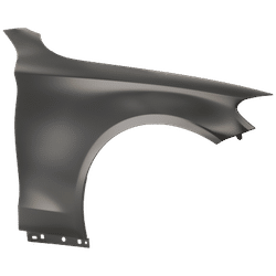 Replacement Fender Aluminum Primed, Front, Passenger Side, 1-year unlimited-mileage warranty REPBZ220107