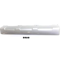 Replacement Valance Plastic Painted Silver Bumper Cover, Rear, Lower, 1-year unlimited-mileage warranty REPT764309