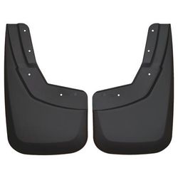 Husky Liners Mud Flaps Plastic Black Custom Fit Series, Front, Driver & Passenger Side, Lifetime limited warranty 56671