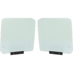 Replacement Door Glass, Front, Driver & Passenger Side, 1-year unlimited-mileage warranty SET-REPF480131