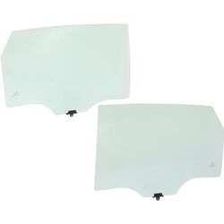 Replacement Door Glass, Rear, Driver & Passenger Side, 1-year unlimited-mileage warranty SET-REPH481319