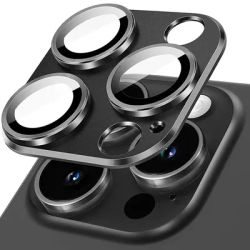 Metal Tempered Glass Camera Lens Protector Film Cover For iPhone 16 Pro Max 15 Pro 14 Plus Apple