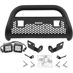 Go Rhino Bull Bar Steel Powdercoated Textured Black RC2 LR Series, Front, Lifetime limited warranty with 5-year on finish 55532LT