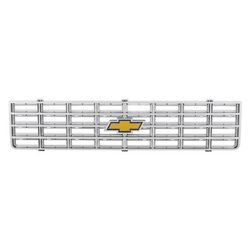 Brothers Trucks Grille Assembly Steel Silver Grille, 90 Day Limited Warranty 04-169