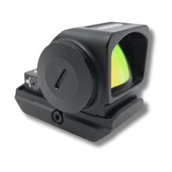 Gideon Optics Granite MOS Competition 1x 28.33x22.5mm Reflex Red Dot Sight 8 MOA Green Dot Reticle Black GTMOS-CO-GN