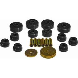 Prothane Body Mount Kit Polyurethane Black, Lifetime limited warranty 18-101-BL