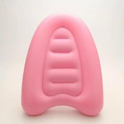 TEMU Lightweight & Inflatable Surfboard - Portable Bodyboard For Swimming, Water Fun | Safe & Comfortable Design With Strong Adhesive Tape | Pink/green