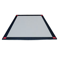 Swisstrax Double Car Garage Floor Mat In Diamondtrax Home Tiles (4 Corners - Black, Red, Silver)