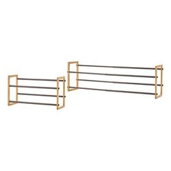 Trinity 2-Tier Expandable Shoe Rack (2-Pack)
