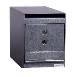 Hollon Drop Slot Safe, Dual Key Lock / 8" X 6" X 12"
