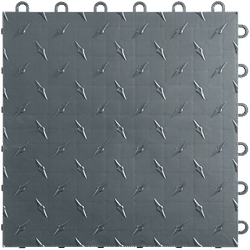 Swisstrax Rubber Home Gym Slate Grey Flooring Tiles (10 Pack)