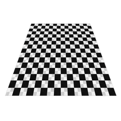 Swisstrax 2-Car Garage Bundle In Ribtrax Pro Tiles (Checkered - Black, White)