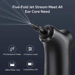 Electric Ear Cleaner Kit 4 Pressure Modes Ear Wax Removal Health Care Water Irrigation Ear Washer Ear Care Kit for Adults Kids
