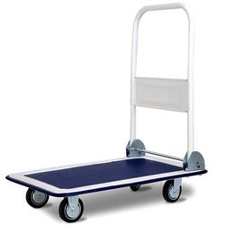 TEMU Goflame Folding Push Cart Dolly, Moving Hand Truck, Rolling Flatbed Cart , With 360 Degree Swivel Wheels, 150kg Weight Capacity, Platform Cart, For Garage, Warehouse