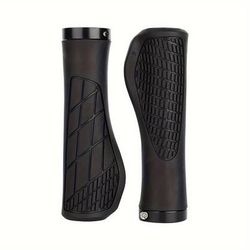 TEMU Mountain Bike Handlebar Rubber Grips With Anti-slip And Shock-absorbing Features, Comfortable For Cycling Accessories