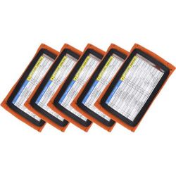 Sports Unlimited Adult Football Triple Wrist Coach (5 Pack) Orange