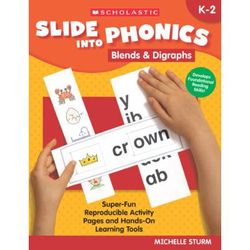 Slide Into Phonics: Blends & Digraphs (paperback) - by MICHELLE STURM