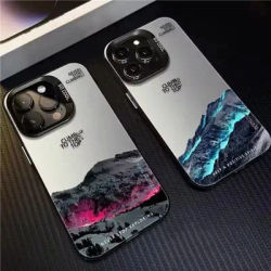 Coque de téléphone avec paysage de montagne et coucher de soleil, étui arrière rigide pour Xiaomi Redmi Note 14 13 12 11 10 Pro Plus 5G 12S Redmi 14C 13 12