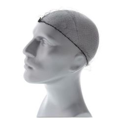 AmerCareRoyal Lightweight Latex-Free Hairnets, Nylon, 28", Black, 144/Box, 20 Boxes/Carton (RPPRPH144LTBK28)
