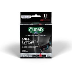 Curad Performance Series IRONMAN Deluxe Patella Strap, Universal Size, 4/CS (CURIM25010)