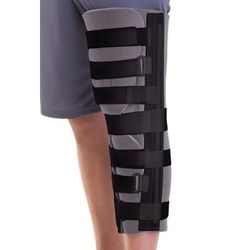 Medline Cut-Away Knee Immobilizer, 16", Universal, 1 EA (ORT2420016)