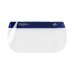 Medline Disposable Face Shield with Foam Top and Elastic Band, 3/4 Length, 6.5" Long, 24/BX (NONFS400Z)