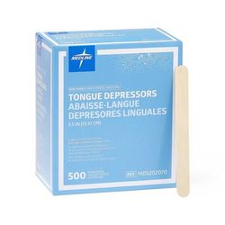 Medline Nonsterile Tongue Depressor, 5.5", 500/BX (MDS202070HH)