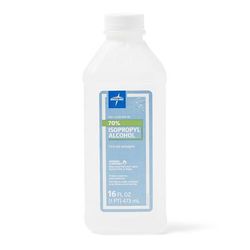 Medline 70% Isopropyl Rubbing Alcohol, 16 oz., 12/CS (MDS098003Z)