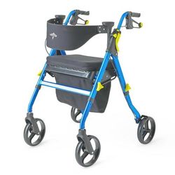 Medline Empower Rollator with 8" Wheels, Blue, 1/CS (MDS86845BM)