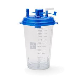 Medline Rigid Suction Canister, 1200 cc, 40/CS (OR212)