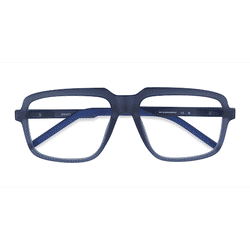 Unisex s square Navy Plastic Prescription eyeglasses - Eyebuydirect s Spears