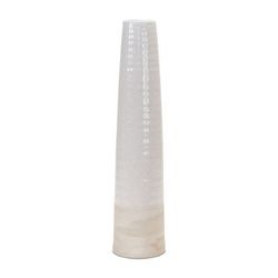 Vase 19.5"H Stoneware by Melrose in White/sand