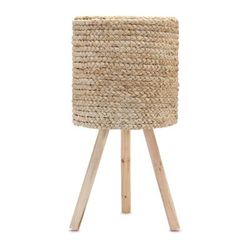 Planter 10"D x 10"H Wood/MDF by Melrose in Beige