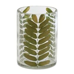 Votive Holder (Set of 3) 3"D x 4"H Glass by Melrose in Green