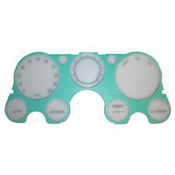 Key Parts Gauge Lens Plastic Aqua, limited warranty 0849-183