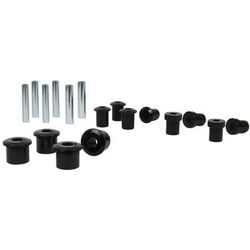 Nolathane Leaf Spring Bushing Polyurethane Black, Front, Lifetime limited warranty REV155.0048