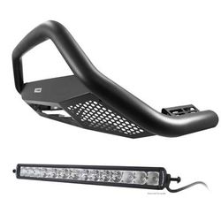 Go Rhino Bull Bar Mild Steel Textured Black RC4 LR Series, Front, Lifetime limited warranty 5429720LT