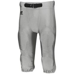 Russell Athletic F2562M Deluxe Game Football Pant in Grid Iron Silver size 3XL | Nylon/Spandex Blend